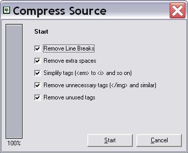 Compress source