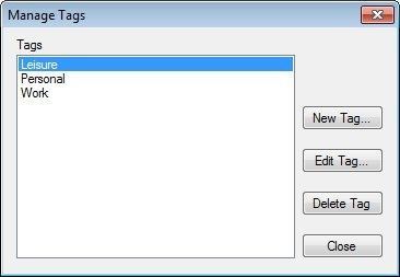 Manage Tags