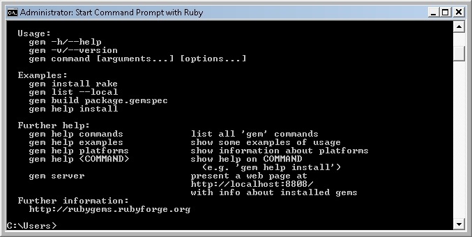 Command Line with Ruby