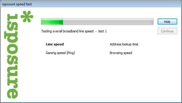 Overall Speed Test