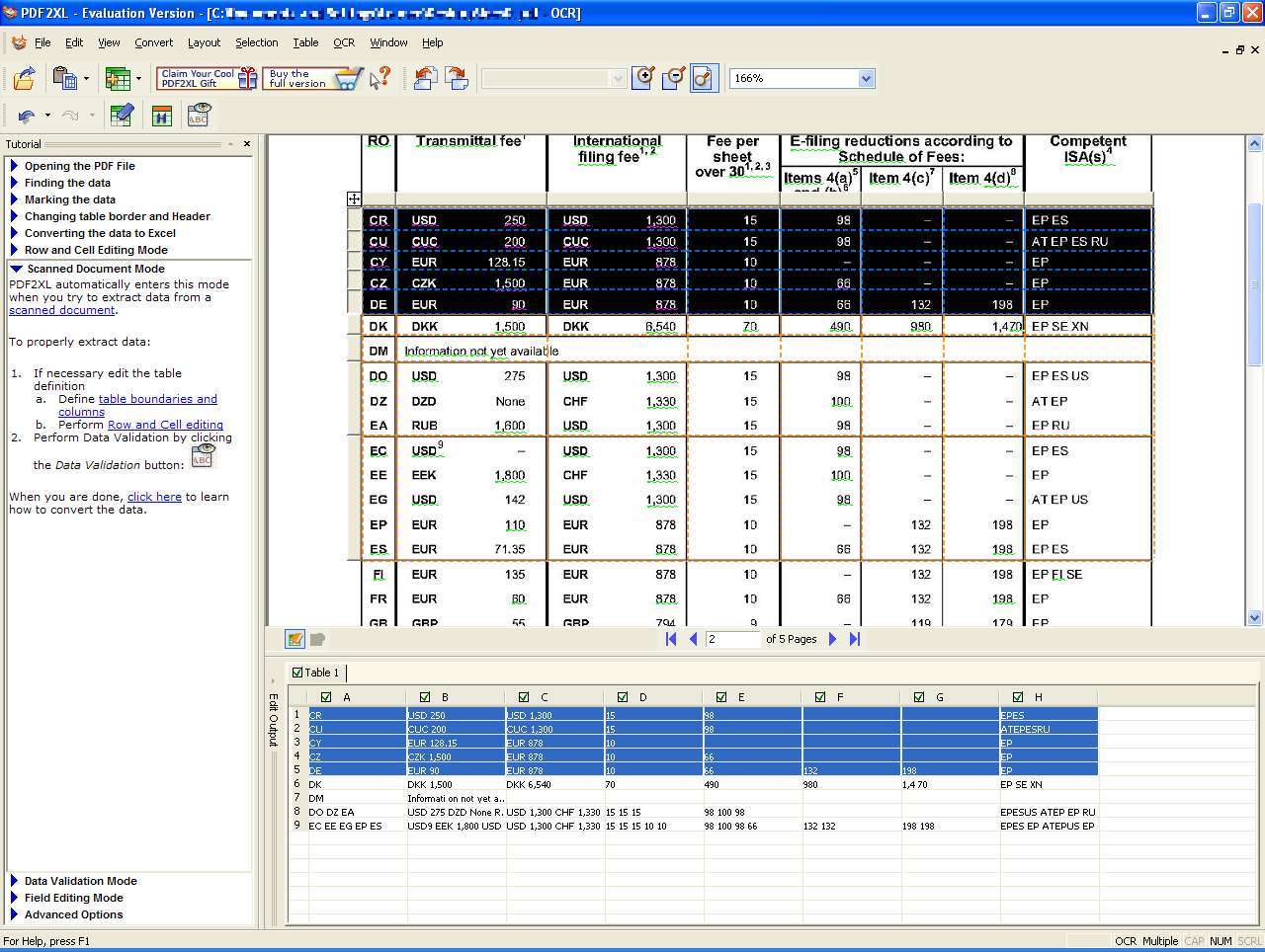 Advanced Row Editing