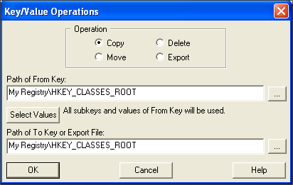 Key and Value Operations