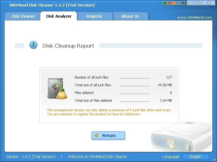 Disk Cleanup Report
