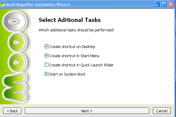 Additional tasks