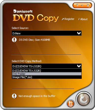 DVD copy method