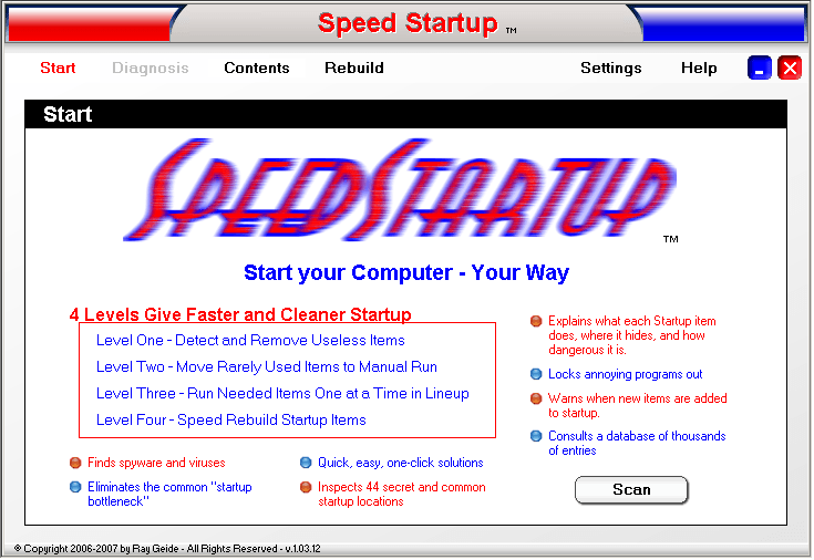 Speed Startup - Opening Window