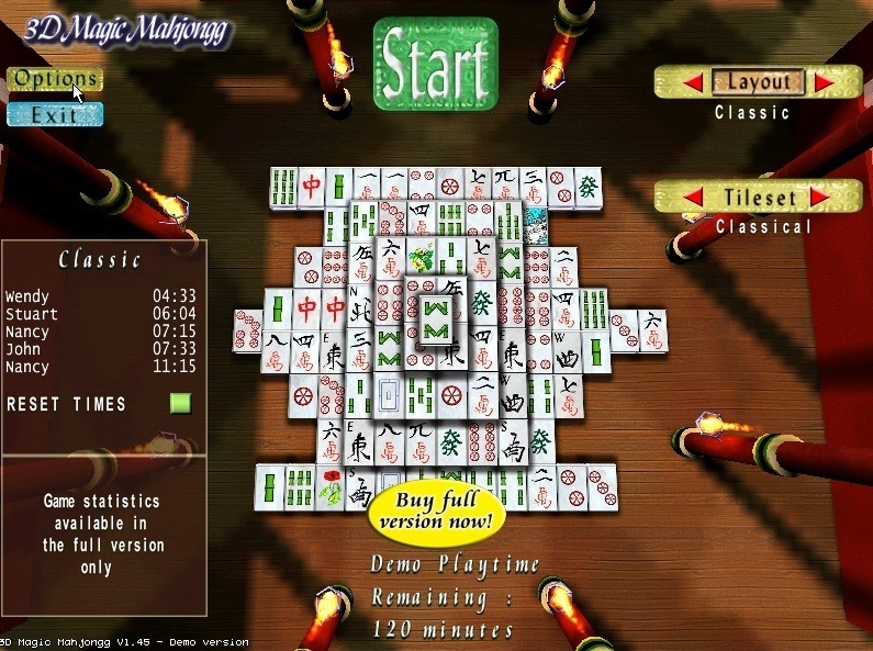 Main menu