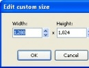 Edit Custom Size