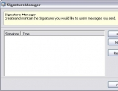 Signature manager