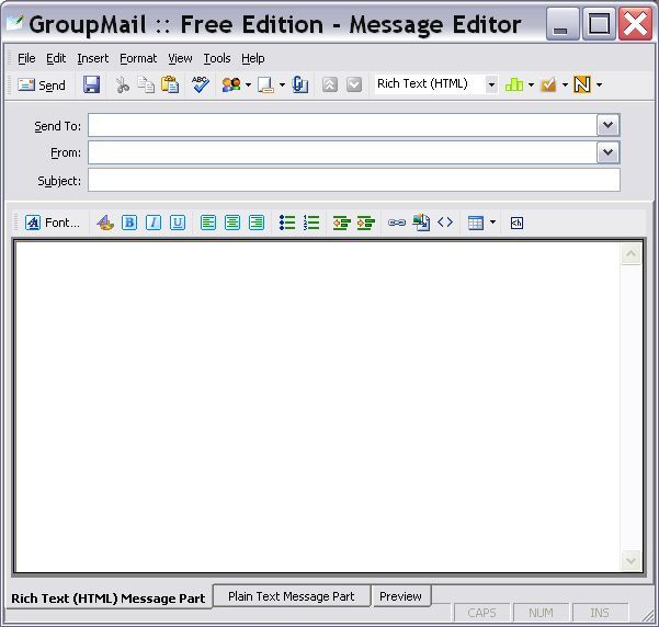 Message editor