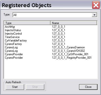 Registered Objects