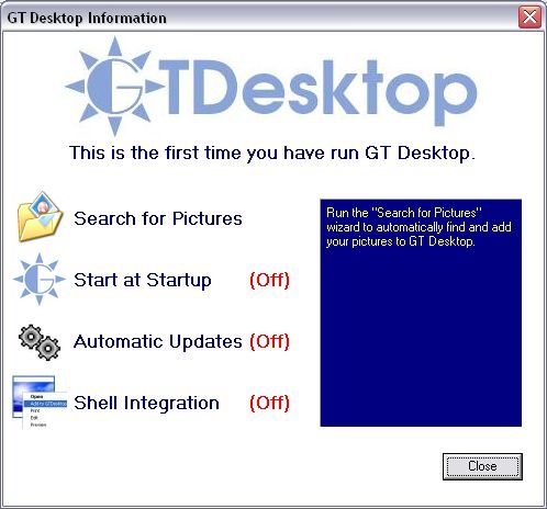 GT Desktop Information