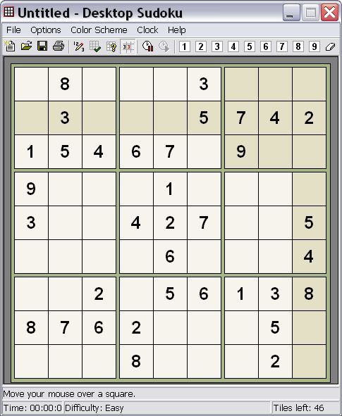 Desktop Sudoku