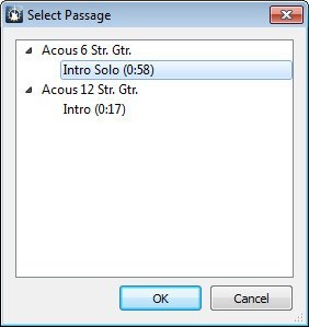 Selecting a Passage