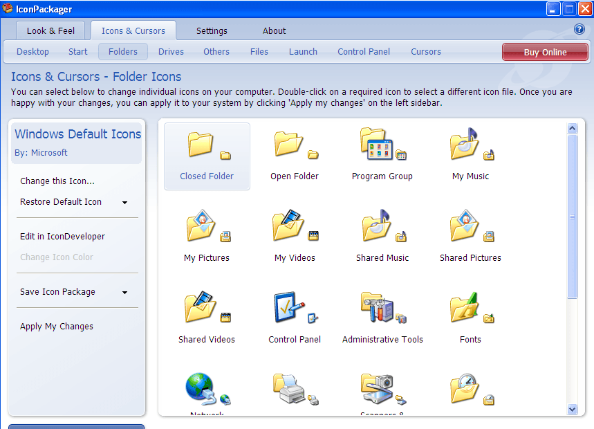 Icons and cursors