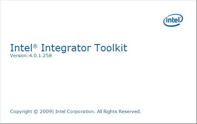 Intel® Integrator Toolkit Splash