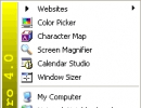 Tray icon menu