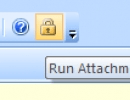 Program's icon in Outlook toolbar