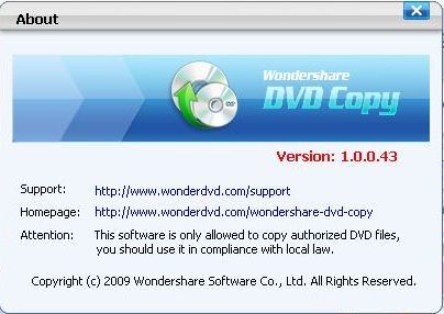 About Wondershare DVD Copy