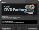 About window - DVD Factory