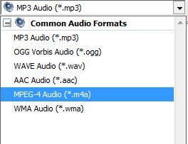 Output formats