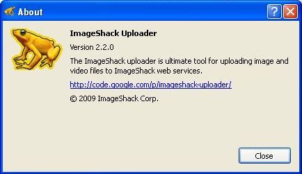 About ImageShack Uploader