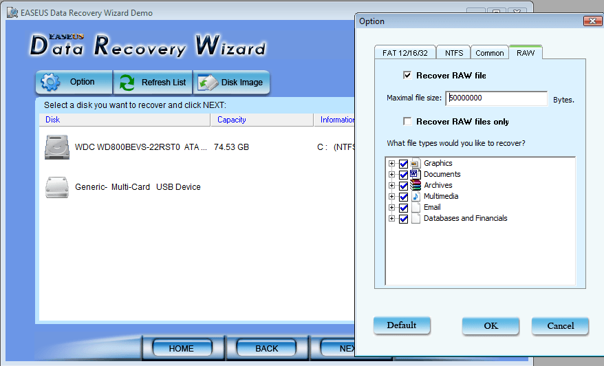 partition recovery