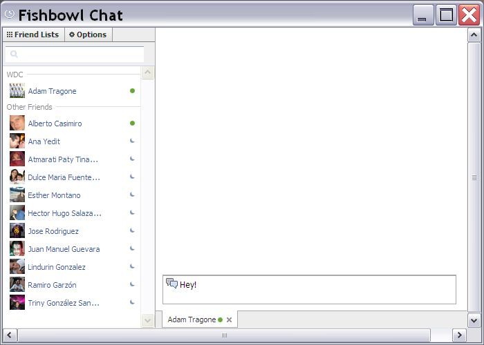 Chat window