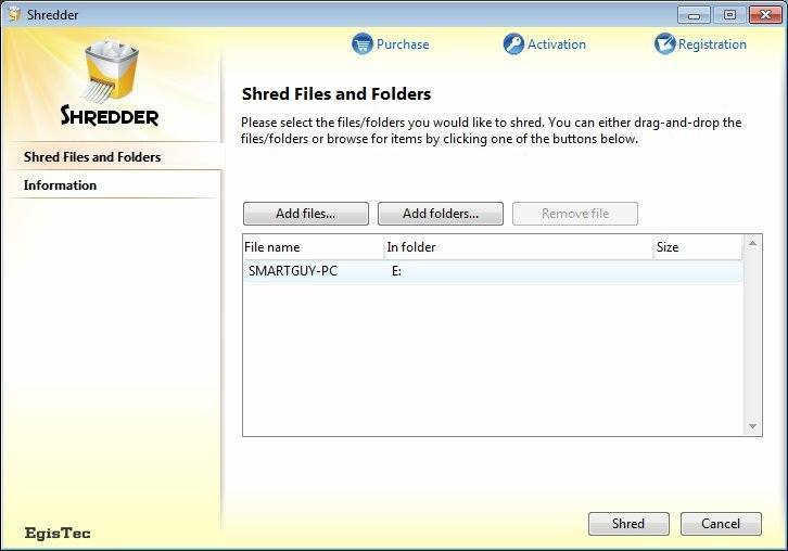 Selecting Files and Folders