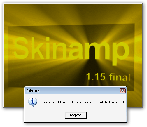 Oh, oh...Winamp is missing