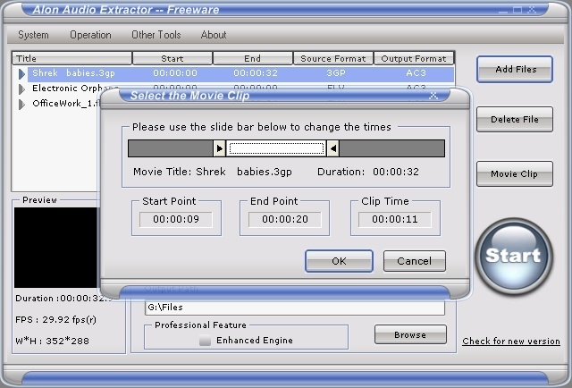 Clipping a Video File