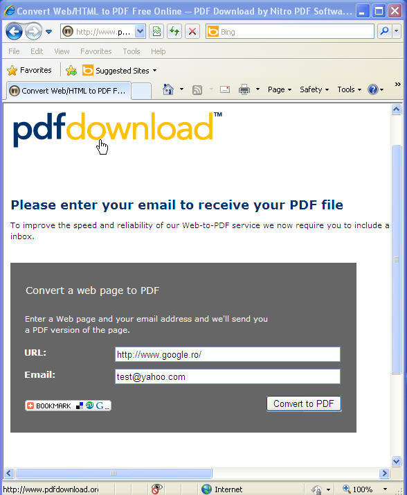 Convert to PDF