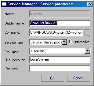 Service Parameters
