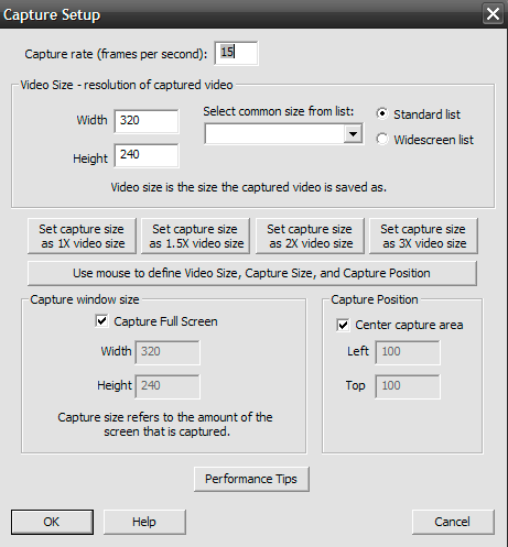 Capture setup