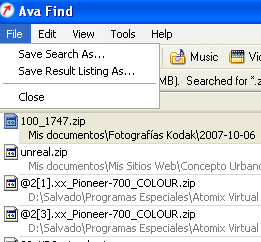 Search Save