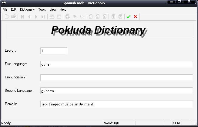 New dictionary