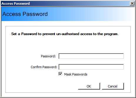 Setting Access Password