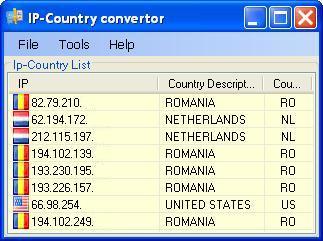 IP-Country convertor