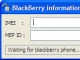 Black Berry phone info Reader