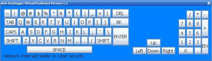 Anti keylogger Virtual Keyboard 