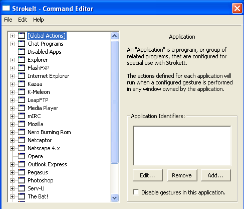 Command Editor