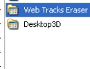 Web Tracks Eraser 1.0 in Start menu