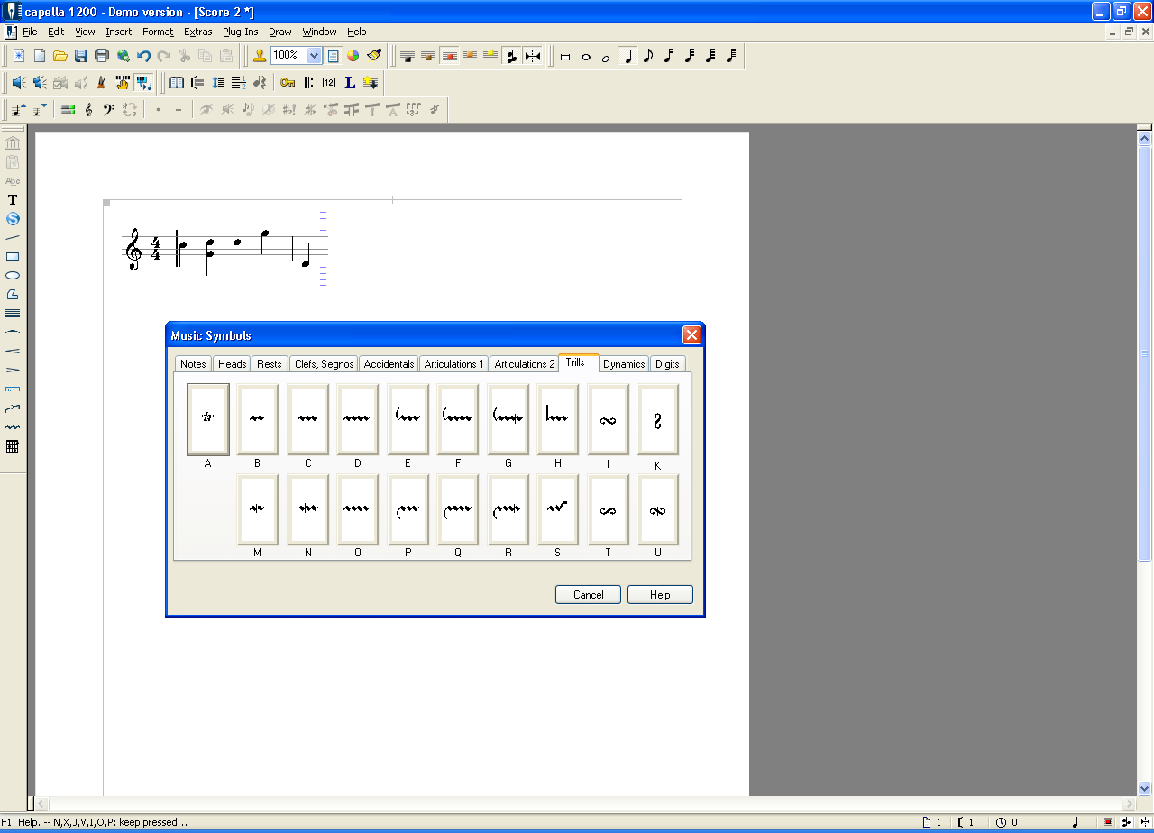 Adding Music Symbols
