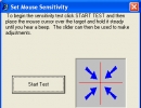 Set Mouse Sentivity Screen