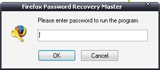 The program asks for a password before loading