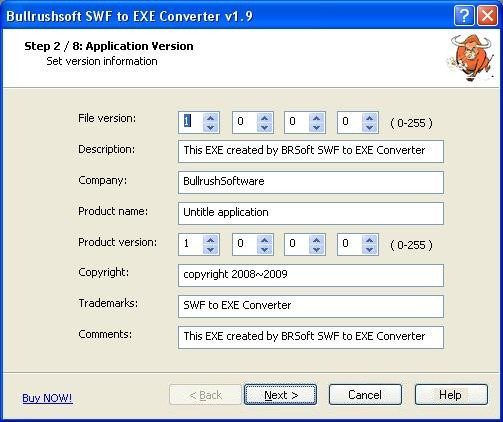 Output EXE Customization