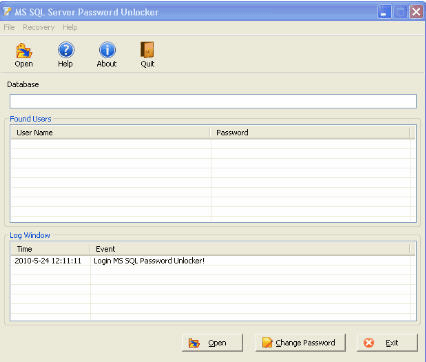 MS SQL Server Password Unlocker