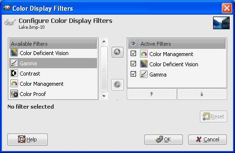 Color display filters