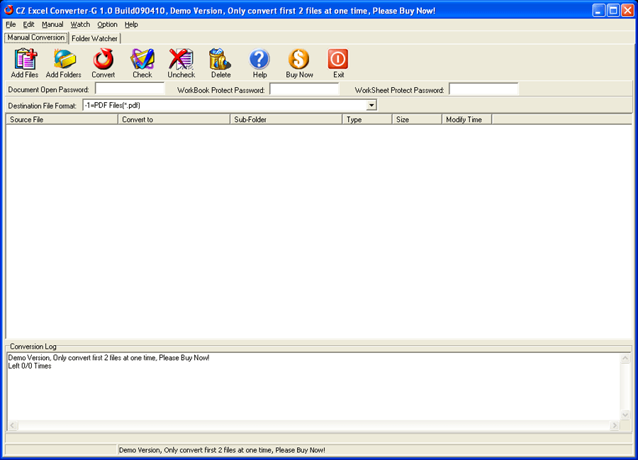 Main Interface