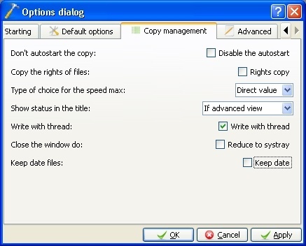 Copy Management Options